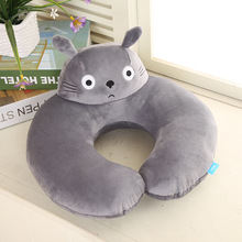 Cute Cartoon U Shape Travel Pillow My Neighbor Totoro Doraemon Soft Plush Neck Support Pillow Office Airplane Nap Cushion Gifts 2024 - buy cheap