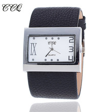 CCQ Brand Fashion Leather Strap Watch Ladies Women Dress Watch Luxury Casual Quartz Watch Relogios Feminino 1859 2024 - buy cheap