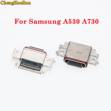 ChengHaoRan для Samsung Galaxy A8 2018 A530 A730 A820 разъем зарядное устройство док-станция USB разъем сменные части 2024 - купить недорого