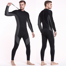 Sbart-roupa de mergulho em neoprene para homens adultos e jovens, conjunto de roupa úmida e preta/cinza com painéis elásticos, 3mm, para mergulho 2024 - compre barato