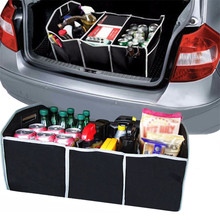 Автомобильный багажник, грузовой Органайзер, складная сумка для хранения, черный складной в багажник автомобиля, органайзер, коробка, сумка, портативный, Новинка 2024 - купить недорого