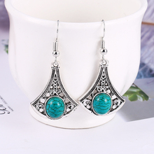 2019 Fashion Simple Season Natural Vintage Silver Drop Earrings High Quality Fame Style Retro Ladies Brincos For Women Jewelry 2024 - buy cheap