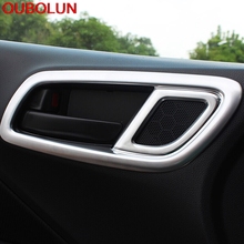 2pcs ABS Chrome For Honda New City 2015 2016 Inner Door Handle Bowl Trim Sticker interior Door Auto Accessories 2024 - buy cheap