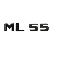 Matt Black " ML 55 " Car Trunk Rear Letters Words Number Badge Emblem Decal Sticker for Mercedes Benz ML Class ML55 AMG 2024 - buy cheap