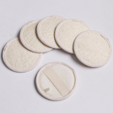 Wholesale 100pcs Natural Loofah Luffa Facial Complexion Skin Disc Disk Pads Male Female Face Cleaning Brush Baby Care Exfoliator 2024 - buy cheap