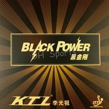 KTL BLACKPOWER Golden Cake Sponge + Strong Friction Rubber Black Pips-in Table Tennis (PingPong) Rubber 2024 - buy cheap