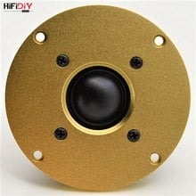 HIFIDIY-altavoz Tweeter en vivo, Unidad de altavoz de 4 ~ 4,5 pulgadas, membrana de seda negra, 8OHM, 30W, altavoces de agudos X1S, oro 100, 102, 103, 104, 110, 116mm 2024 - compra barato