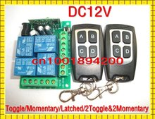 DC12V 4CH Wireless Receiver&Transmitter Momentary Toggle Latched  RF Remote Control Switch System Access system Light ON OFF 2024 - buy cheap
