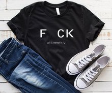 Skuggnas All I Need is U Забавный футболка футболки Tumblr рубашка для девушке подарок женские эстетический harajuku для фотосъемки в стиле гранж с изображением для девочек-подростков; Топы 2024 - купить недорого