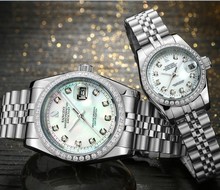 SANGDO Leite-branco dial movimento Automático Auto-Vento de Alta qualidade Casais assistir relógios Mecânicos de Luxo 024 S 2024 - compre barato