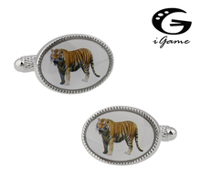 iGame Tiger Cuff Links Quality Brass Material Unique Animal Design Free Shipping 2024 - buy cheap