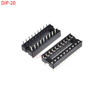 20PCS DIP20 IC SOCKET DIP CHIP TEST HOLDER Adaptor 20 PIN dip-20 DIP 20PIN 20p 2.54MM PITCH CONNECTOR 2024 - buy cheap
