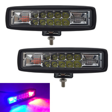 YAIT-Barra de luces Led de advertencia para coche, faro para barco, SUV, ATV, 6 ", 24W, 12V, 24V, 4WD 2024 - compra barato