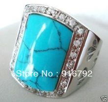 free P&P *******Carved Big stone Stone and White Crystal Silver Women Men Thumb Wide Rings 2024 - buy cheap
