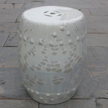 Taburete de cerámica porcelana de Jingdezhen para jardín chino, taburete de baño, taburete de cerámica blanca para vestidor 2024 - compra barato