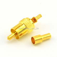 100 Pieces Free Shipping by DHL RCA Adapter RCA Plug Male for 1.5mm Cable Soldering Gold Plating Connector 2024 - buy cheap