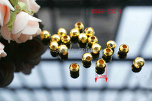 500 pcs 58 - 522 Metal Spacer contas para fazer jóias, 3.2 mm, Prata / ouro esferas de ferro 2024 - compre barato