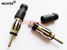 NCHTEK Car CD Radio Aerial Antenna Male Plug Adapter Connector , Plastic Handle , DIY , Welding Type/Free shipping/25PCS 2024 - buy cheap