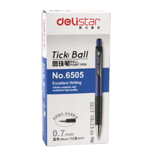 BOKU DELI 6505-prensa bolígrafo, azul, 0,7mm, 36 Uds. 2024 - compra barato