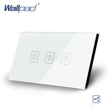 3 Gang 2 Way Us Au Standard Wallpad Touch Switch Touch Screen Light Switch White Crystal Glass Panel Free Shipping Buy Cheap In An Online Store With Delivery Price Comparison Specifications Photos