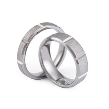 Fashion Couple Rings for Women Men Silver Color Stainless Steel Unisex Alliance Jewelry 2024 - buy cheap