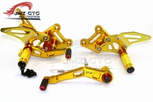 Мотоцикл CNC регулируемый задний набор Rearsets подставка для ног для SUZUKI GSXR1000 2017-2018-2019 2024 - купить недорого