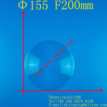Diameter 155 mm, Fresnel Lens Focal length 200mm,Fresnel Lens used Plane enlarge, High light condenser,Solar concentrator 2024 - buy cheap
