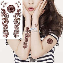 Artistic 1pcs Temporary  Tattoo Henna Body Art  for Women Skin Maker Tatuagem Temporaria 2024 - buy cheap