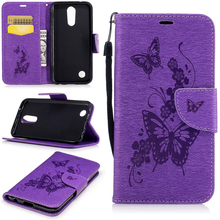 New Embossing Bear Butterfly PU Leather Cases for LG K10(2017) M250N Flip Mobile Phone Cases with Wallet Card Holders&Kickstand 2024 - buy cheap