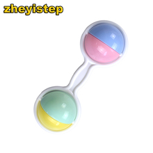 Sliding Dumbbell Shape Rattle Baby Rattle Molar Plastic Ring Bed Bell Ring Newborn Toys 0-12 Months Baby Educational Toys 2024 - buy cheap