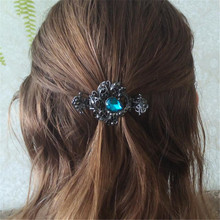 High Quality Crystal Peacock Hair Claws For Woman Girls Best Gifts Wedding Ornaments Vintage Folwer Hair Crab Clip Hair Jewelry 2024 - buy cheap