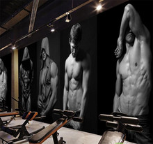 3D Mural wallpaper People Sports Gym Shop Landscape Photo Wallpapers for Bedroom Papel De Parede Wall Paper Wall Art Decor 2024 - buy cheap