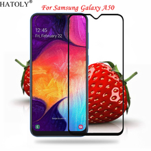 Vidrio de pegamento completo para Samsung Galaxy A50 vidrio templado para Samsung A50 Protector de pantalla de cobertura completa para Samsung Galaxy A50 película 2024 - compra barato