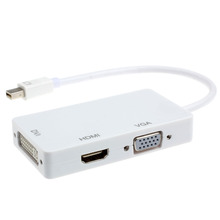 Display Port Thunderbolt to DVI VGA HDMI Adapter 3 in1 for MacBook iMac  Adapter  Drop Shipping 1215#2 2024 - buy cheap