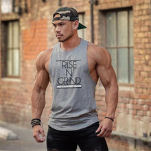 New Brand Summer Gyms Clothing Bodybuilding Tank Top Men Fitness Singlet Sleeveless Shirt Cotton muscle Vest for man 2024 - buy cheap