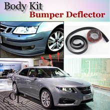 Bumper Lip Deflector Lips For Saab 9-5 95 Front Spoiler Skirt For TopGear Friends Car Tuning View / Body Kit / Strip 2024 - buy cheap