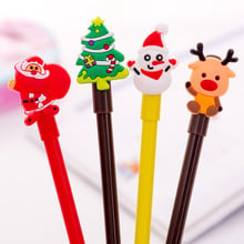 24 Pcs Creative Cartoon Christmas Series Small Refreshing Neutral Pen Student Examination Pen Black Pen Signature Pen Stationery 2024 - buy cheap