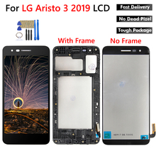 Hot LCD For LG-Aristo 3 2019 LM-X220MA LM-X220PM X220 LCD Display Touch Screen Digitizer Assembly Replacecment With frame +Tools 2024 - buy cheap
