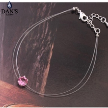 Dan's pulseiras e braceletes de marca luxuosa com cristais austrianos de moda, somente rosa 115773 2024 - compre barato