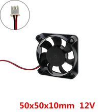 Ventilador de refrigeração para dissipador de calor, 10 familiar, 50x50x10mm, 5010 ventiladores 12v, sem escovas, 5cm, ventilador dc para dissipação de calor eletrônico 2024 - compre barato