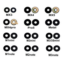 Lente de Cristal para cámara, lente trasera con pegamento para Meizu MX3, MX4, MX4pro, MX5, Pro5, Pro6, M1, M2, M3, 3s, M5, mini Note Metal, novedad 2024 - compra barato