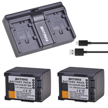 Batmax 2PCS BP-820 BP820 battery +USB Dual Channel Charger for Canon VIXIA HF G30, G40, XA20, and XA25 Camcorders Batteries 2024 - buy cheap