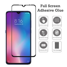 Vidrio templado con pegamento completo 9H para Xiaomi Redmi Note 7 K20 9T pro Go Mi 9 SE, película protectora de pantalla, Protector de vidrio Original 2024 - compra barato