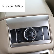 Car styling Back Air Vent outlet buttons Interior decoration Cover Stickers Trim for Mercedes Benz R Class W251 R300 320 350 400 2024 - buy cheap