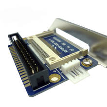 Factory price 40Pin IDE to Compact Flash CF Adapter Converter with Bracket Back Panel 2024 - buy cheap