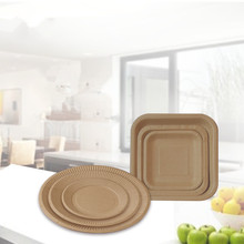 50pcs/pack Disposable Thickened Paper Plate Paper Dish Cake Tray Barbecue Plate Party Supplies 2024 - buy cheap