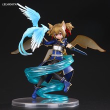 16cm anime espada arte online ii ayano keiko & bina sílica alo ver modelo 1/8 escala pintado pvc decoração figura de ação boneca novo 2024 - compre barato