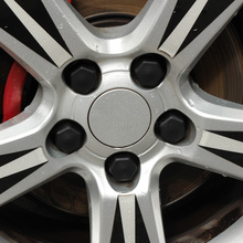 Automotive silicone wheel screw protective cap For Volkswagen Passat CC Jetta Lavida Golf GTI Scirocco polo tiguan Touareg 2024 - buy cheap