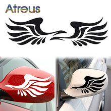 Auto Rearview mirror decorative wings sticker decal for Kia Rio 3 Ceed Sportage 2017 Cerato Sorento Mazda CX-5 6 Mini Cooper R56 2024 - buy cheap