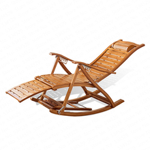 B Shake-silla reclinable plegable para adulto, sillón fácil de descanso para el almuerzo, cama de siesta de verano, hogar, balcón, silla informal de bambú para ancianos 2024 - compra barato